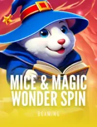 mice and magic wonder spin game logo